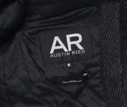 Austin Reed Men's Black Wool Pea Coat - Medium