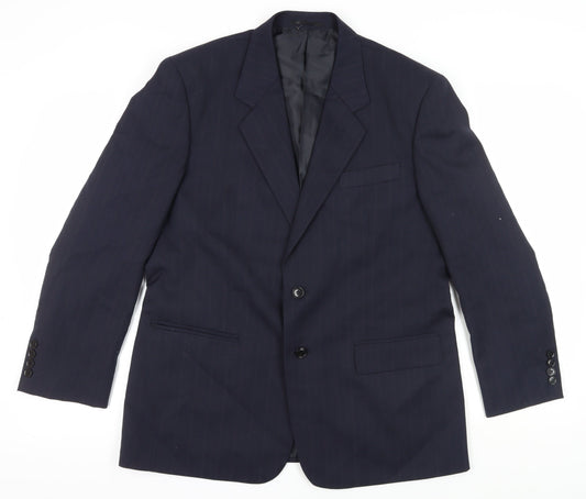 Mens UK Size 42 Moorcroft Regular Blue Suit Jacket