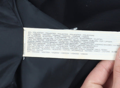 Mango Women's Black Double-Breasted Suit Jacket XS