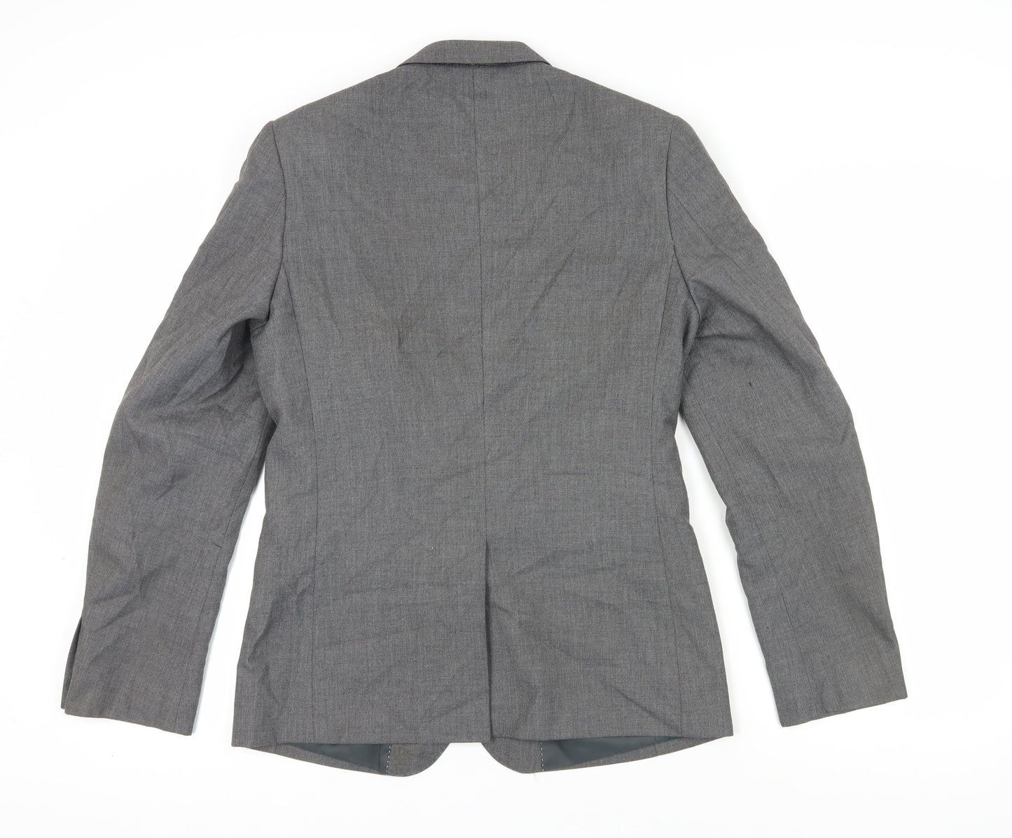 Mens UK Size 38 Moss London Regular Grey Suit Jacket