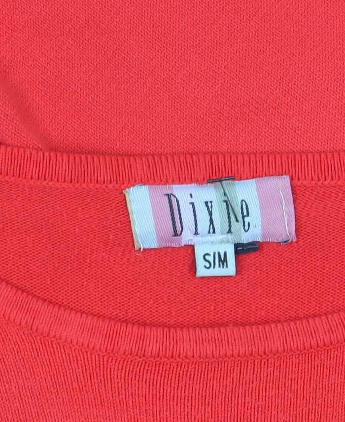 Womens UK Size M Dixie Red Pullover Jumper
