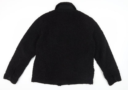 Urbancode London Women's Black Jacket L, Mid-Length Casual