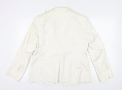 Principles Ivory Women's Regular Fit Blazer