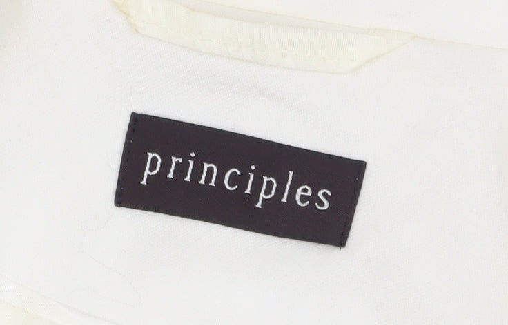 Principles Ivory Women's Regular Fit Blazer