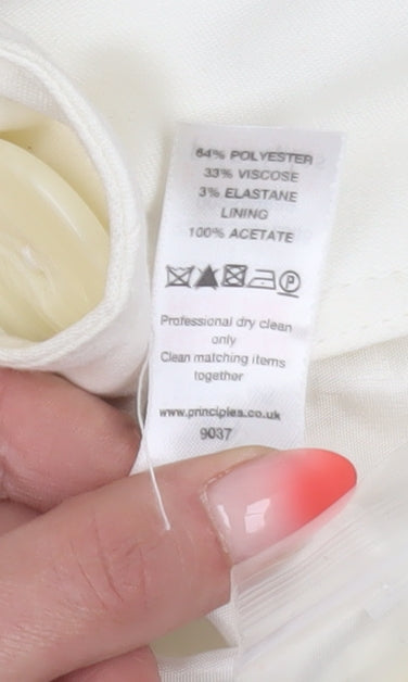 Principles Ivory Women's Regular Fit Blazer