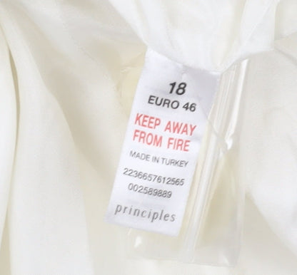 Principles Ivory Women's Regular Fit Blazer