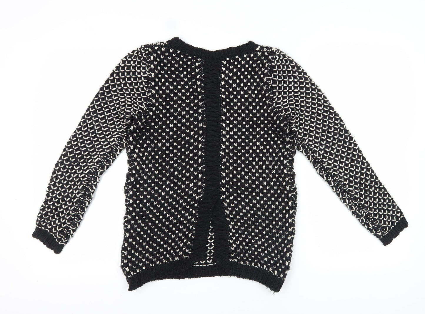 Womens UK Size S/M Sweewë Black Pullover Jumper