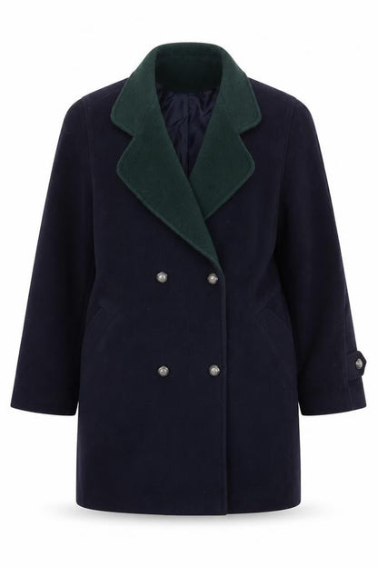 Womens UK Size 12 NuAge Black Pea Coat