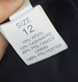 Womens UK Size 12 NuAge Black Pea Coat
