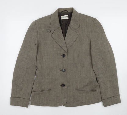 Womens UK Size 10 Planet Regular Grey Suit Jacket