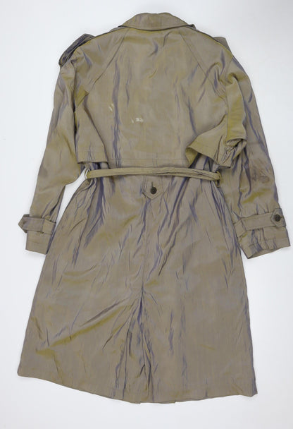 Hamells Women's Beige Trench Coat Size 14 Classic