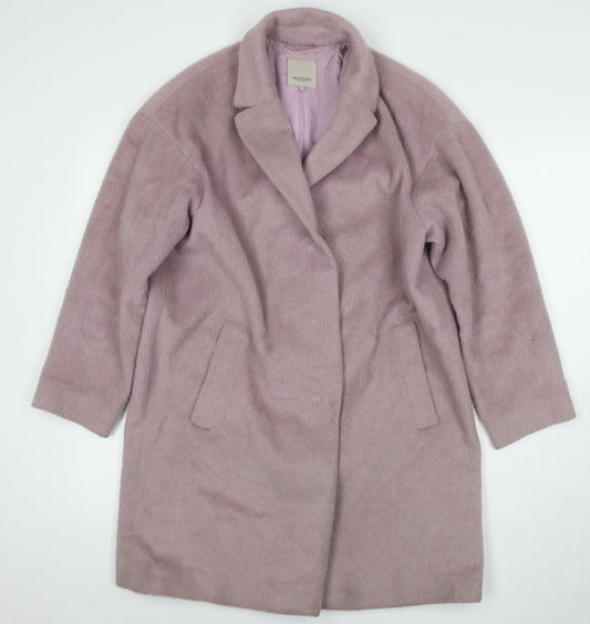 Great Plains Women's Purple Wool Blend Overcoat XS