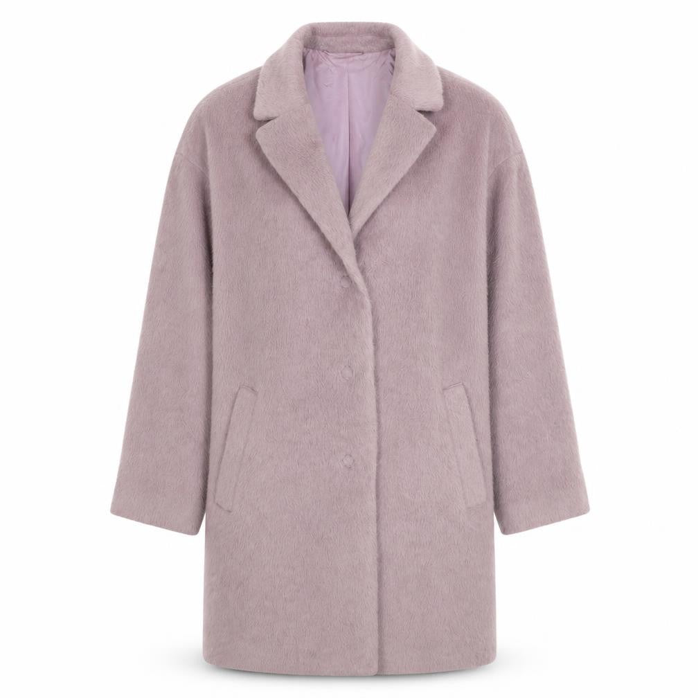 Womens UK Size XS Great Plains Purple Overcoat