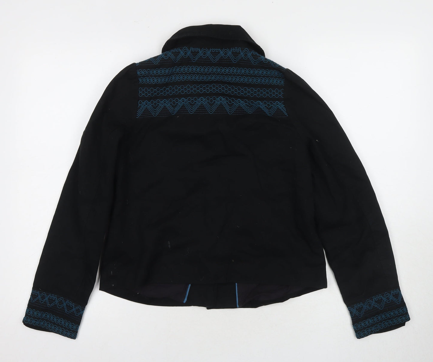 Womens UK Size 10 Red Herring Black Basic Jacket