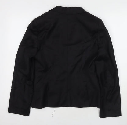 Oasis Women's Black Size 12 Blazer Jacket