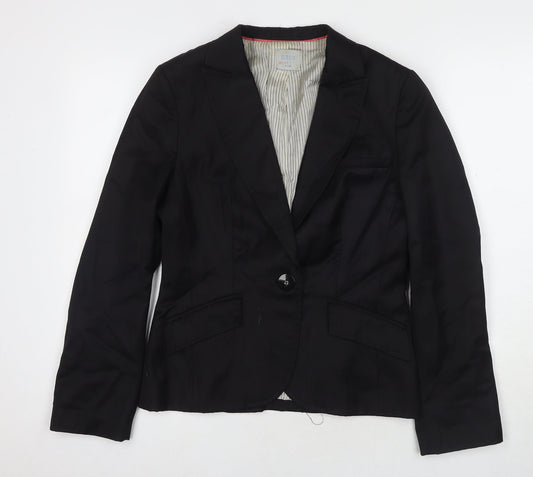 Oasis Women's Black Size 12 Blazer Jacket