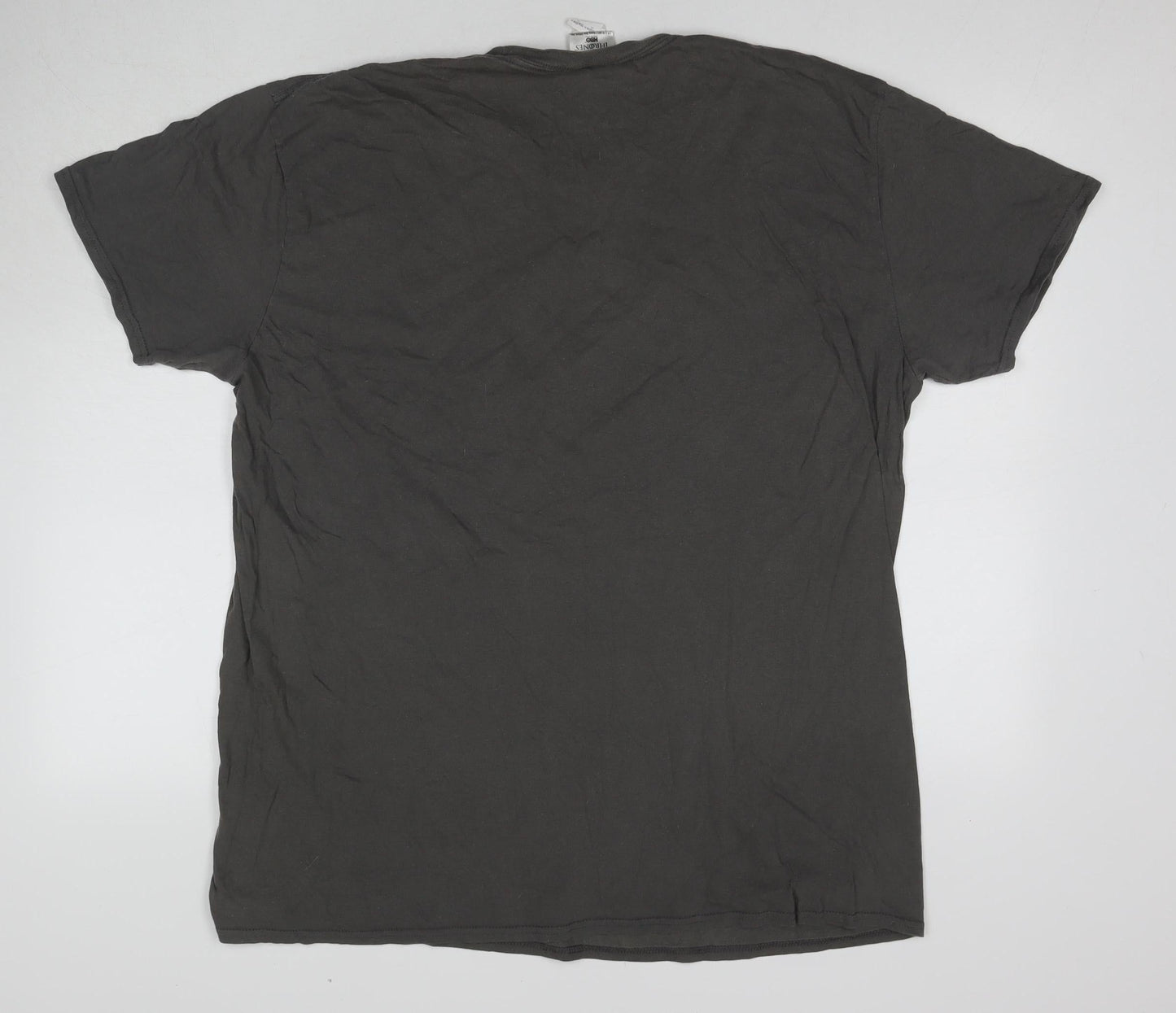 Unisex Adults UK Size 2XL Gildan Black  T-Shirt