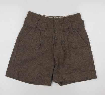 Pepe Jeans Womens Brown Chino Shorts, Size 26