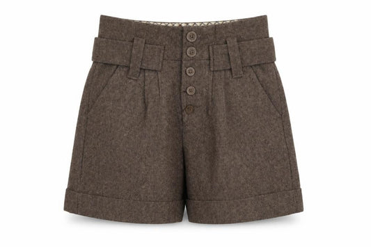 Pepe Jeans Womens Brown Chino Shorts, Size 26