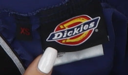 Dickies Men's Blue Cargo Trousers XS - Relaxed Fit