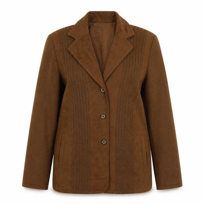 ARA Women's Wool Blazer, Brown, Size 12, Classic Style