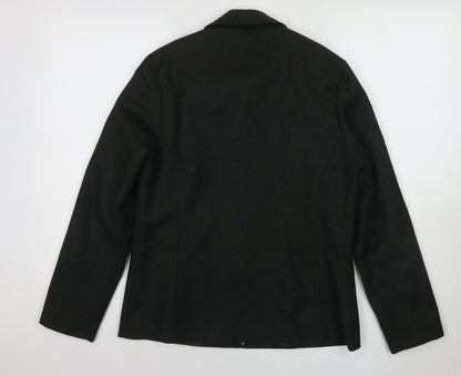 Womens UK Size M NEXT Black Basic Jacket