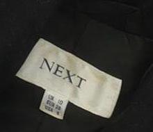 Womens UK Size M NEXT Black Basic Jacket