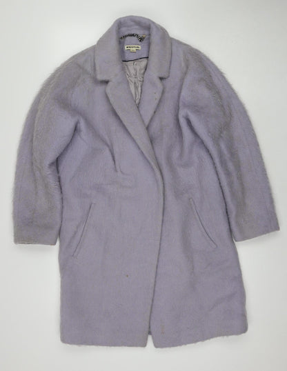 Womens UK Size M Whistles Purple Overcoat