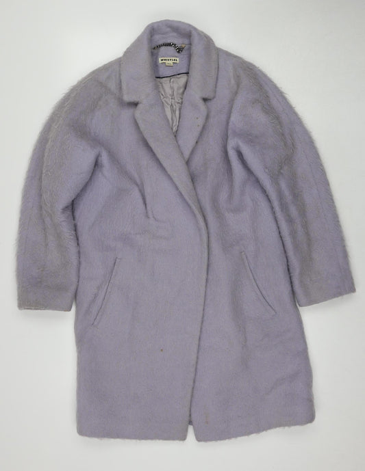 Womens UK Size M Whistles Purple Overcoat