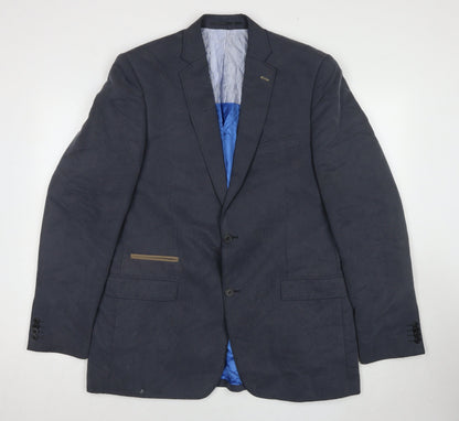 Mens UK Size 44 hugo james Regular Blue Suit Jacket