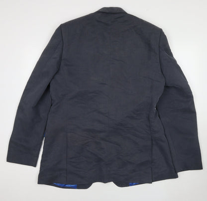 Mens UK Size 44 hugo james Regular Blue Suit Jacket