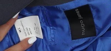 Mens UK Size 44 hugo james Regular Blue Suit Jacket