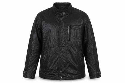 Mens UK Size M Jupiter Black Windbreaker Coat