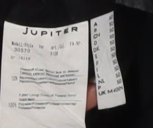 Mens UK Size M Jupiter Black Windbreaker Coat