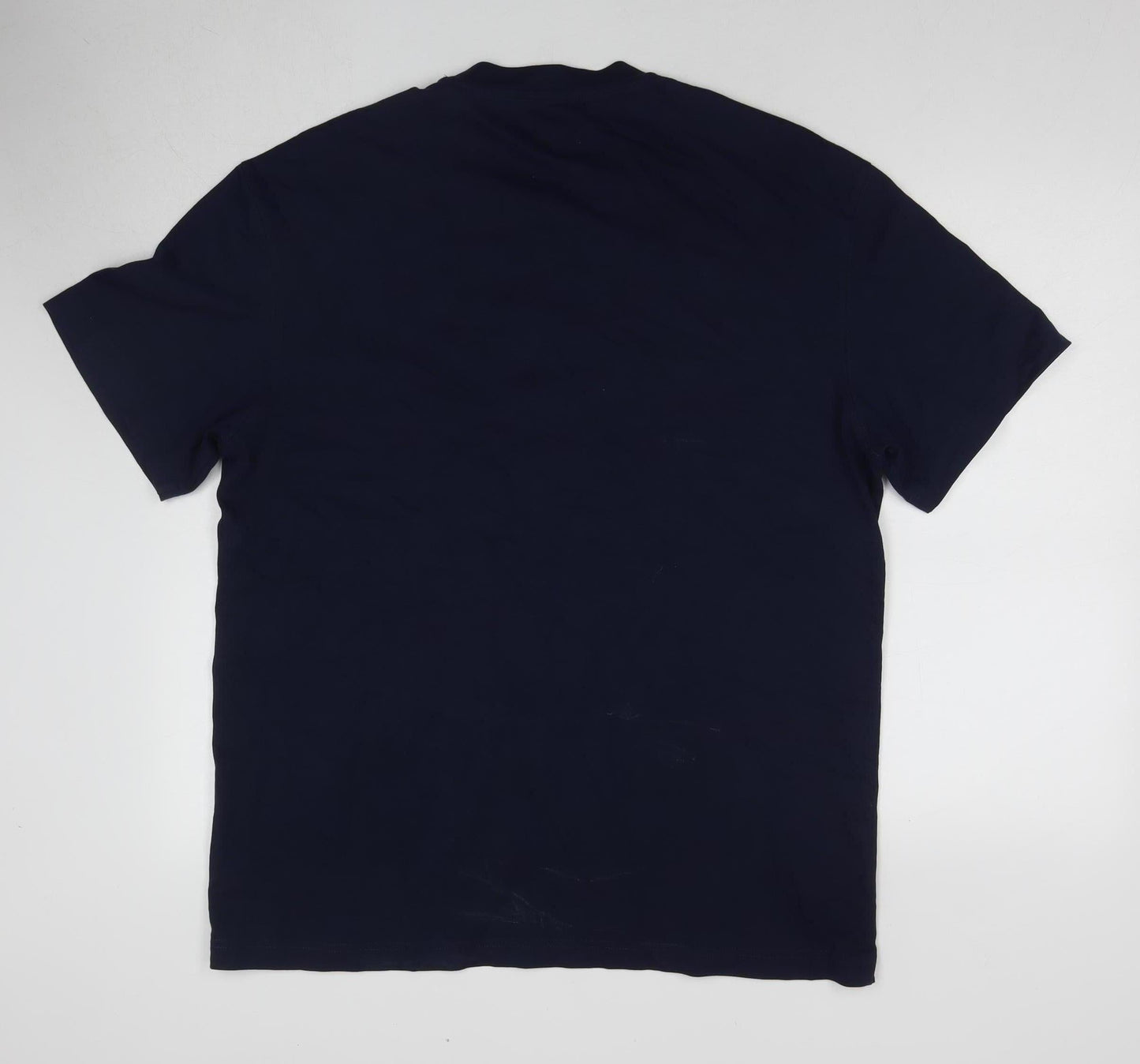 Lee Men's Navy Crew Neck T-Shirt - Large