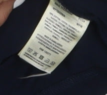 Lee Men's Navy Crew Neck T-Shirt - Large