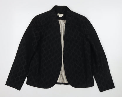 Womens UK Size 10 Monsoon Black Basic Jacket