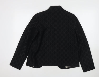 Womens UK Size 10 Monsoon Black Basic Jacket
