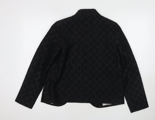 Womens UK Size 10 Monsoon Black Basic Jacket