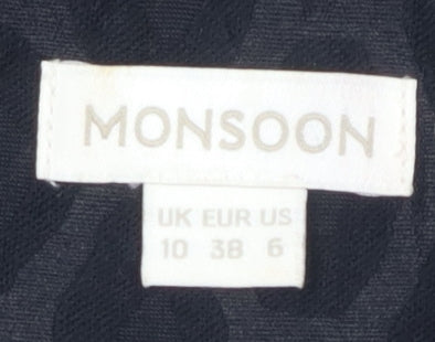 Womens UK Size 10 Monsoon Black Basic Jacket