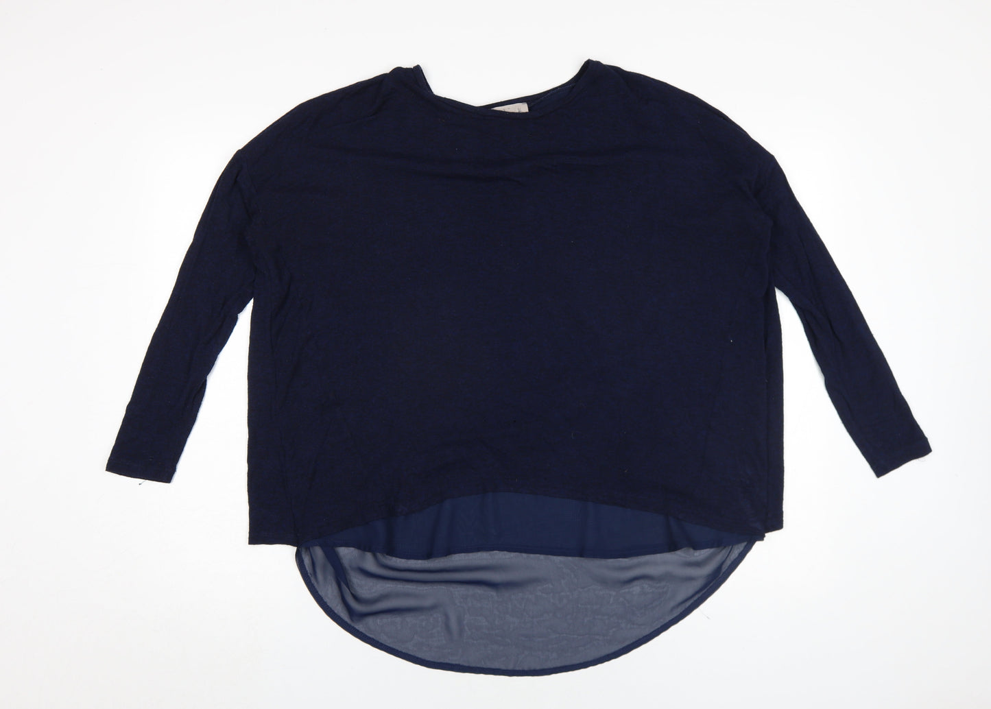 Womens UK Size M Label Lab Blue Tunic Blouse