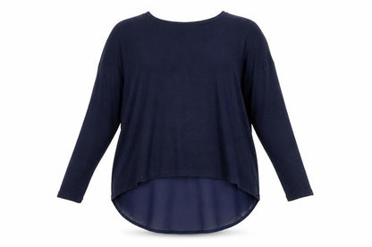 Womens UK Size M Label Lab Blue Tunic Blouse
