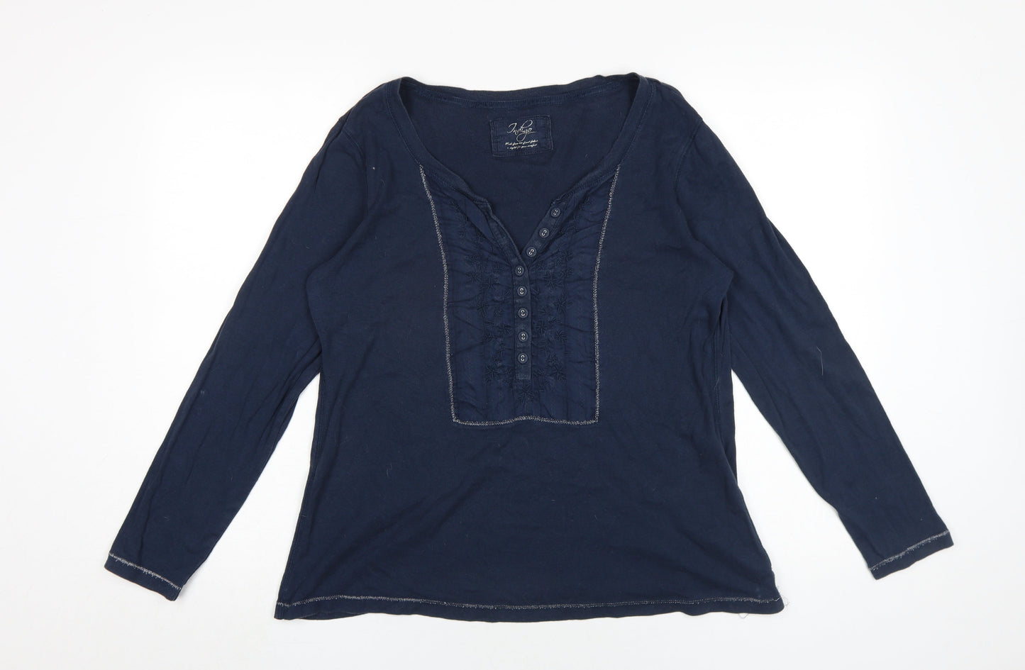 Womens UK Size 18 Marks and Spencer Blue Tunic Blouse