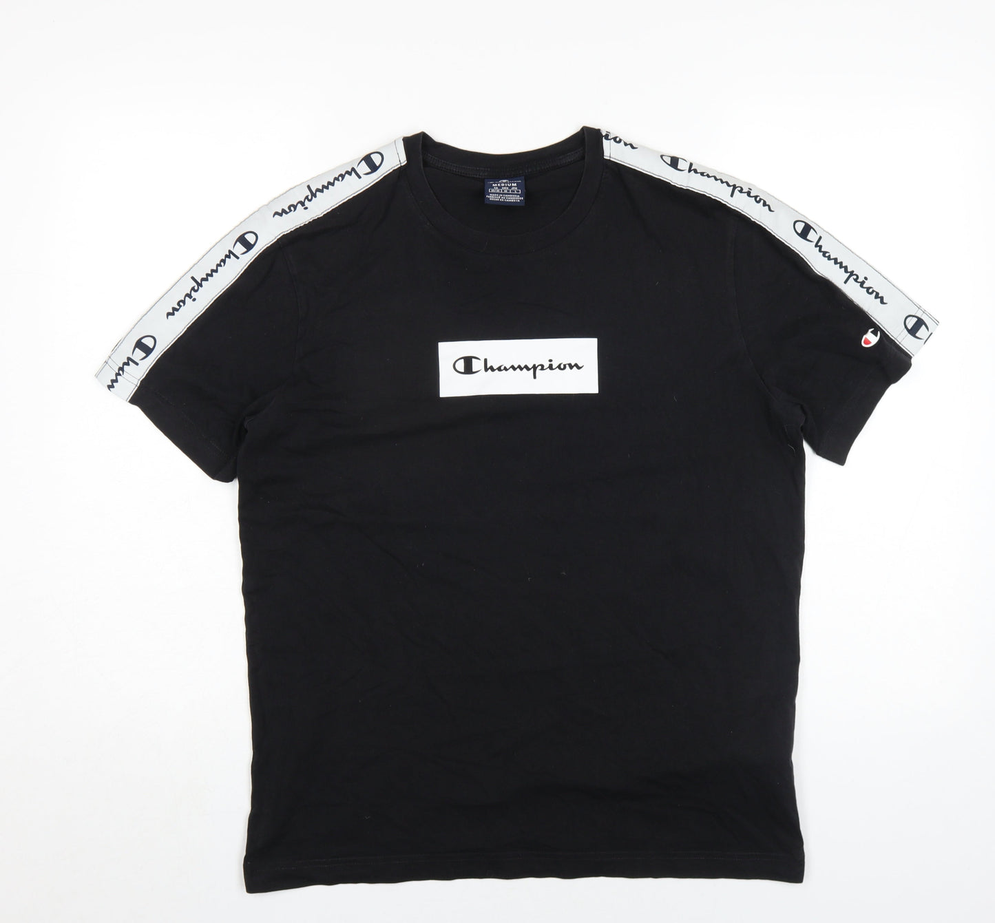 Mens UK Size M Champion Black  T-Shirt