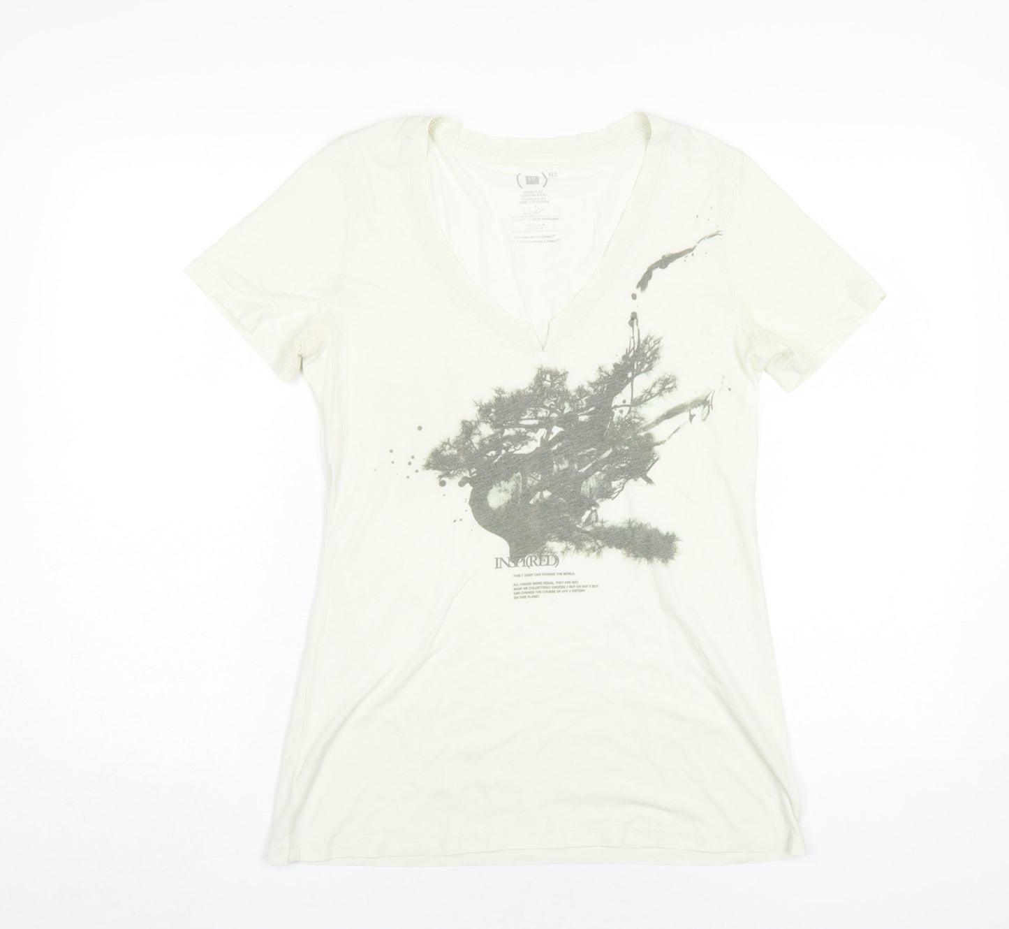 Unisex Adults UK Size M Gap White  T-Shirt
