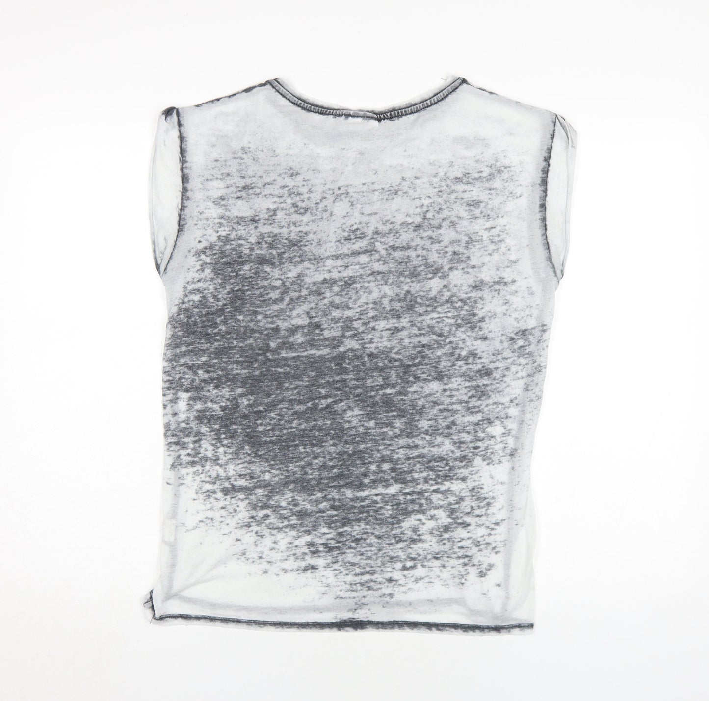 Teens UK Size 10 Disney Grey Basic T-Shirt