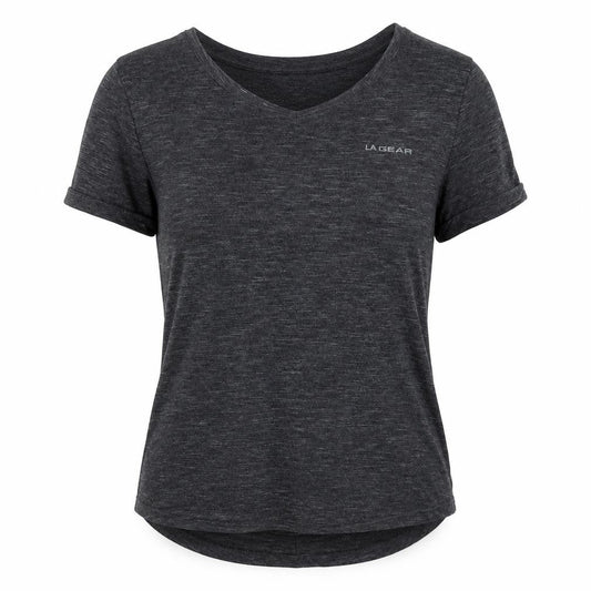 Womens UK Size 12 LA Gear Black Gym & Training T-Shirt