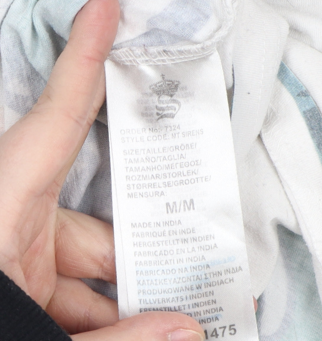 Soul Star Men’s Multicoloured Nautical T-Shirt Medium