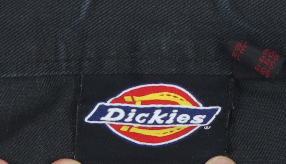 Dickies Men's Black Cargo Trousers Size 34S