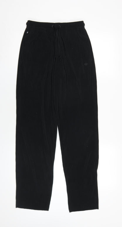 Womens UK Size XS adidas Relaxed Fit Jogger Black Trousers